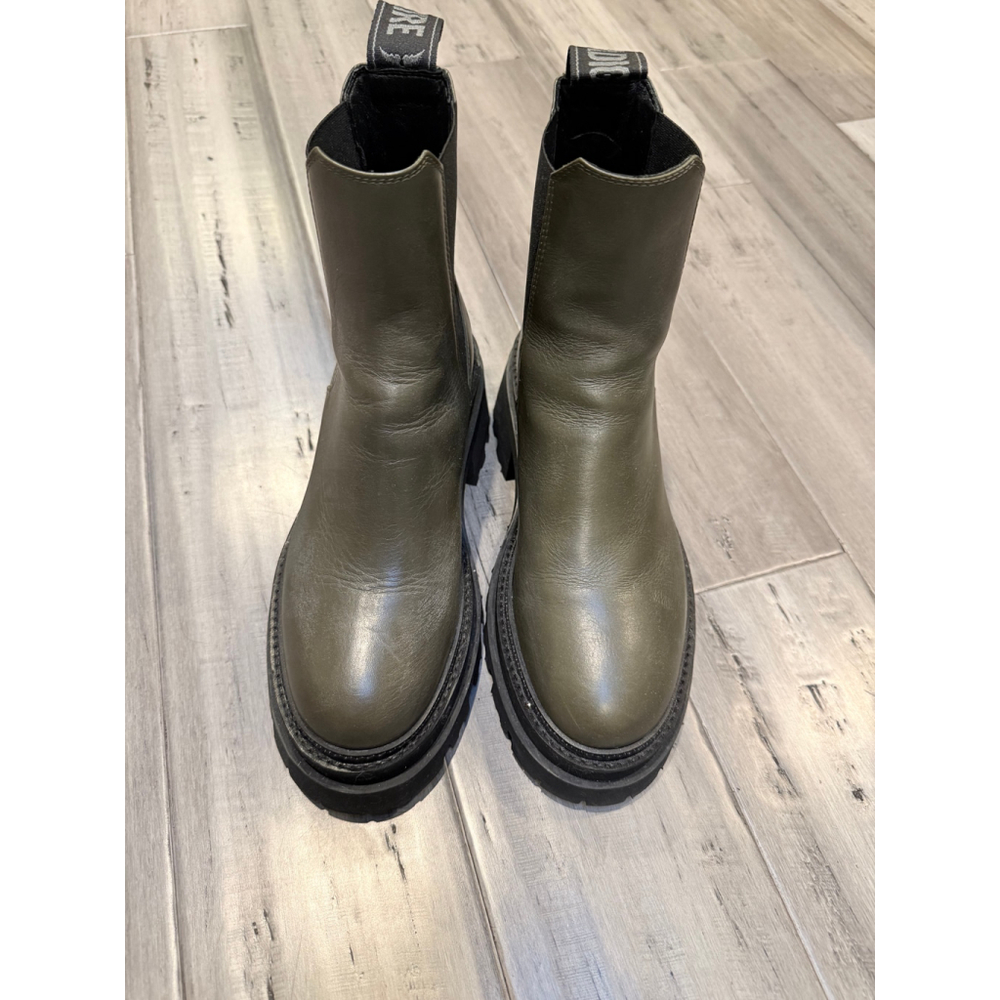 Women's Zadig & Voltaire Ankle Boots & Booties 7 Olive Green Black